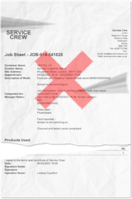 Crumpled Certificate